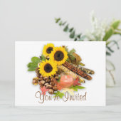 Aanvragen van Floral-Arangement in het najaar Kaart (Staand voorkant)