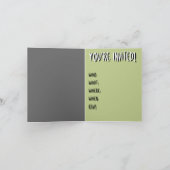 Aanvragen van Zombie Party - Aangepaste Kaarten (Binnen)