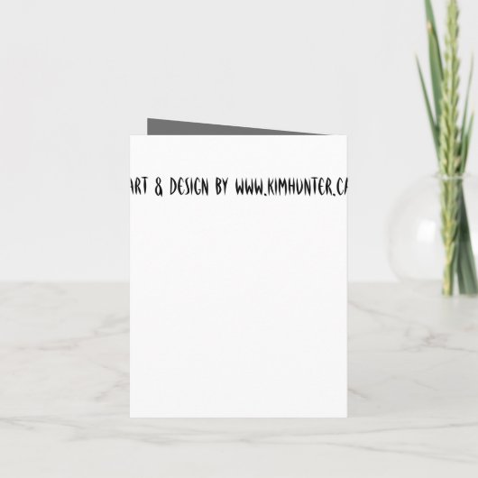 Aanvragen van Zombie Party - Aangepaste Kaarten (Achterkant)