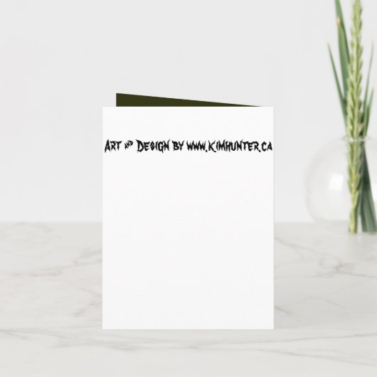 Aanvragen van Zombie Party - Aangepaste Kaarten (Achterkant)