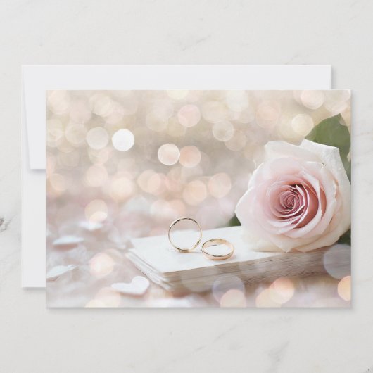 Aanvragen voor aangepaste bruiloft kaart (Voorkant)