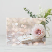 Aanvragen voor aangepaste bruiloft kaart (Staand voorkant)