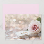 Aanvragen voor aangepaste bruiloft kaart (Voorkant / Achterkant)