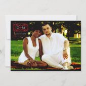 Aanvragen voor aangepaste bruiloft kaart (Voorkant)