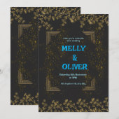 Aanvragen voor aangepaste bruiloft kaart (Voorkant / Achterkant)