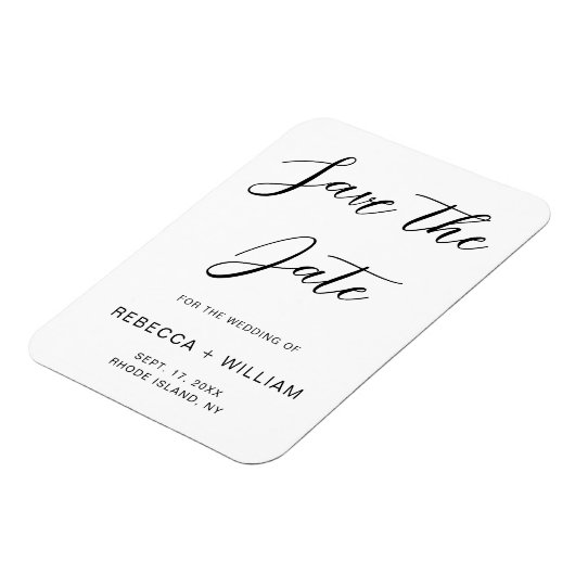 Aanvragen voor aangepaste bruiloft magneet (Linkerzijde)