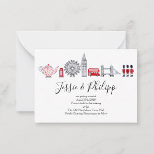 Aanvragen voor aangepaste bruiloft notitiekaartje