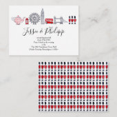 Aanvragen voor aangepaste bruiloft notitiekaartje (Voorkant / Achterkant)