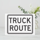 Aanvragen voor de route van vrachtwagens kaart (Staand voorkant)