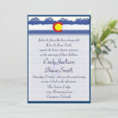 Aanvragen voor speciale bruiloft in de bergvlag va kaart (Staand voorkant)