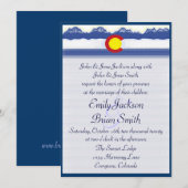 Aanvragen voor speciale bruiloft in de bergvlag va kaart (Voorkant / Achterkant)