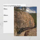 Aanvragen voor stoomtrein op zaterdag kaart (Voorkant / Achterkant)