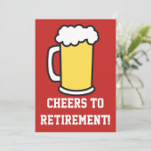 Aanvraging van de partij bij de pensionering kaart (Staand voorkant)