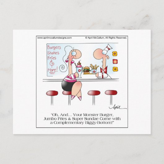 AANVULLEND PUNT door April McCallum Briefkaart (Voorkant)