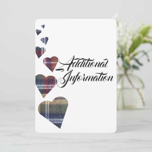 Aanvullende informatie over Tartan Kaart (Staand voorkant)