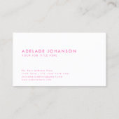 Aanvullende kleuren | FANCY INITIAAL Visitekaartje (Achterkant)