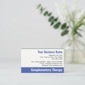 Aanvullende therapie QR-code Visitekaartje (Staand voorkant)