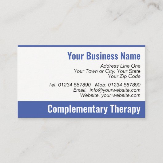 Aanvullende therapie QR-code Visitekaartje (Voorkant)