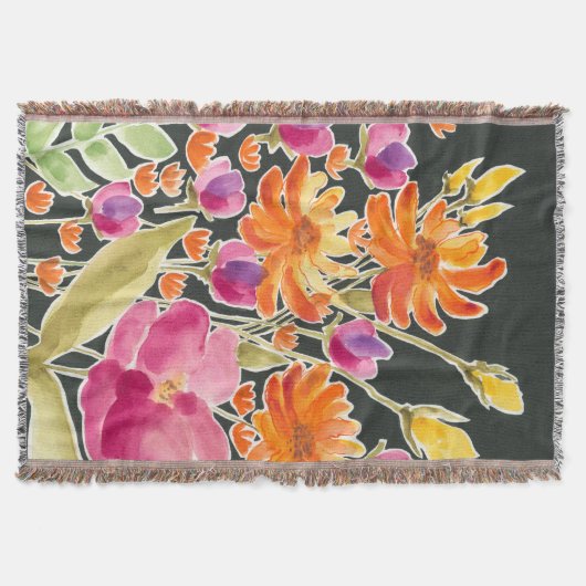 Aanvulling bij het verzamelen - Roze en Oranje blo Deken (Voorkant)