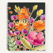 Aanvulling bij het verzamelen - Roze en Oranje blo Notitieboek (Voorkant)