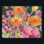 Aanvulling bij het verzamelen - Roze en Oranje blo Puzzel<br><div class="desc">Splendid Gathering II van Regina Moore. Kenmerkt waterverf-achtige bloemen in een verscheidenheid van kleuren,  hoofdzakelijk oranje en roze.</div>