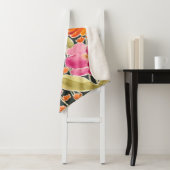 Aanvulling bij het verzamelen - Roze en Oranje blo Sherpa Deken (In situ)