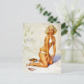 Aanvulling op de strand briefkaart (Staand voorkant)