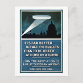 Aanwerving  leger Tweede Wereldoorlog Briefkaart (Voorkant)