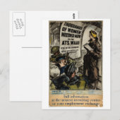 Aanwerving luchtmacht ATS_Propaganda Poster Briefkaart (Voorkant / Achterkant)