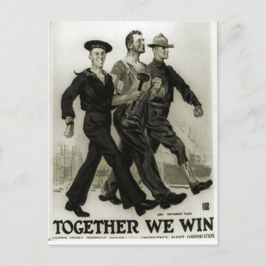 Aanwerving poster 1915 briefkaart (Voorkant)