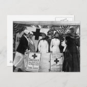 Aanwerving van verpleegsters briefkaart (Voorkant / Achterkant)