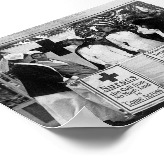 Aanwerving van verpleegsters poster (Hoek)