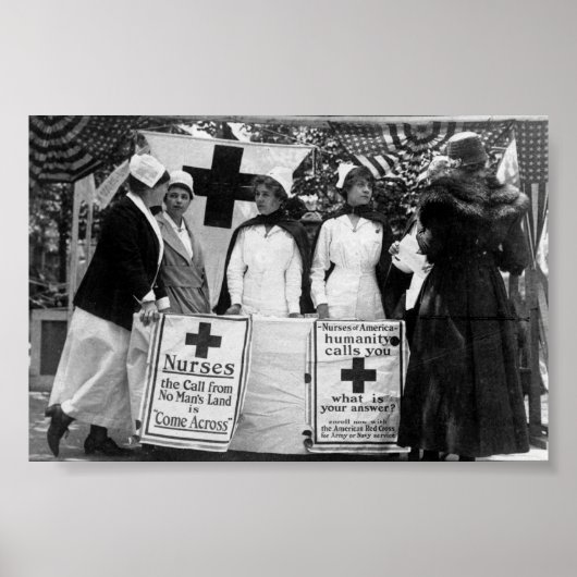 Aanwerving van verpleegsters poster (Voorkant)