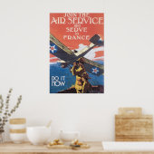 Aanwerving voor  luchtdiensten poster (Keuken)