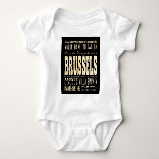 Aanwervingen en beroemde plaatsen in Brussel, Belg Romper (Voorkant)