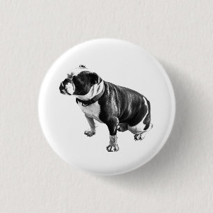 Aanwezig en Geduldig Ronde Button 3,2 Cm