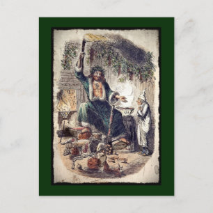 Aanwezig spook van Kerstmis Feestdagenkaart