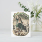 Aanwezig spook van Kerstmis Feestdagenkaart (Staand voorkant)