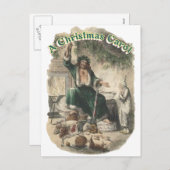 Aanwezig spook van Kerstmis Feestdagenkaart (Voorkant / Achterkant)