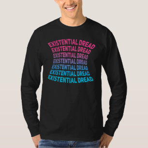 Aanwezige Dread Slogan Streetwear Aesthetische ret T-shirt