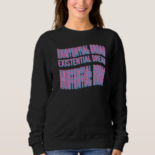 Aanwezige Dread Slogan Streetwear Aesthetische ret Trui