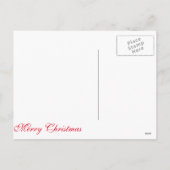 Aanwezige het Pony van Kerstmis Feestdagenkaart (Achterkant)