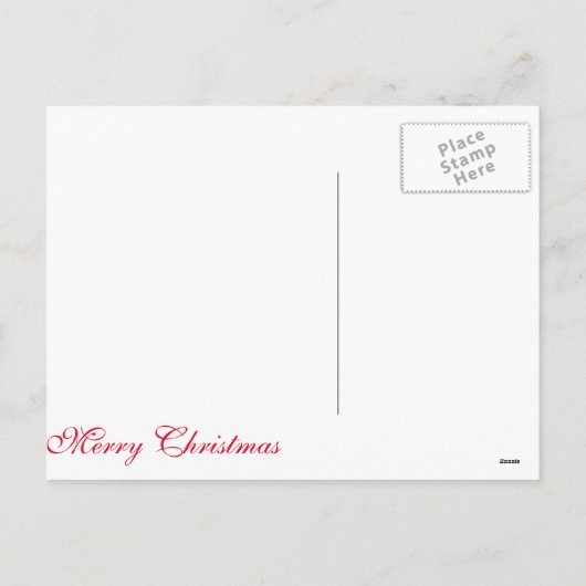 Aanwezige het Pony van Kerstmis Feestdagenkaart (Achterkant)