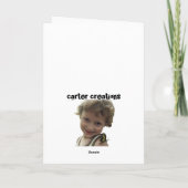 Aanwezige Kerstmis Feestdagen Kaart (Achterkant)