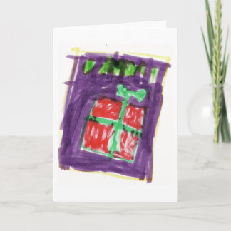 Aanwezige Kerstmis Feestdagen Kaart