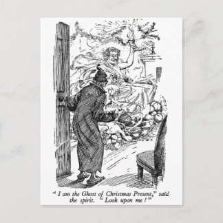 Aanwezige Kerstmis (met tekst) Feestdagenkaart