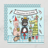 Aanwezige uitnodiging van de partij van de douane (Voorkant / Achterkant)