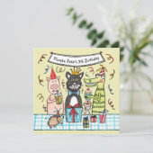 Aanwezige uitnodiging van de partij van de douane (Staand voorkant)