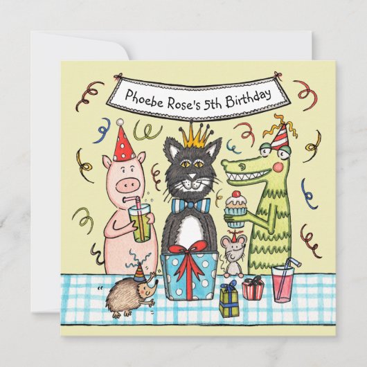 Aanwezige uitnodiging van de partij van de douane (Voorkant)