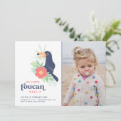 Aanwezige uitnodiging van de Tropische Palm (Staand voorkant)